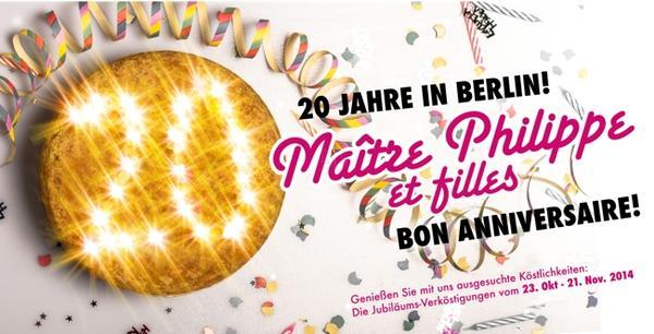 20 Jahre Maître Philippe et filles – Das Programm der Jubiläumsfeierlichkeiten - Maître Philippe & Filles