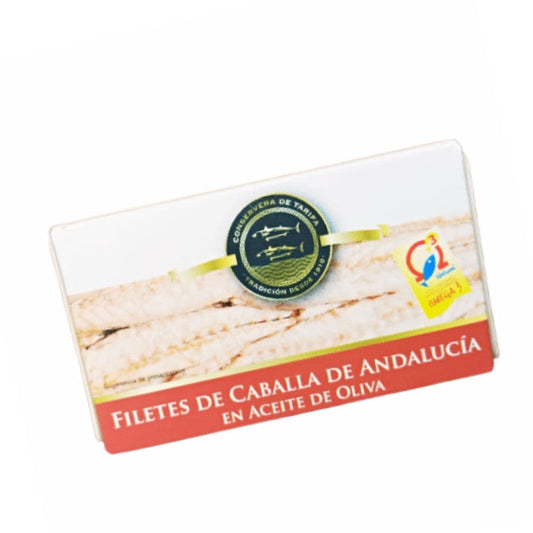 Andalusische Makrelenfilets in Olivenöl. 120g - Conservera de Tarifa
