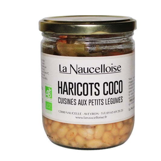 Coco-Bohnen mit Gemüse-Allerlei 380g - La Naucelloise