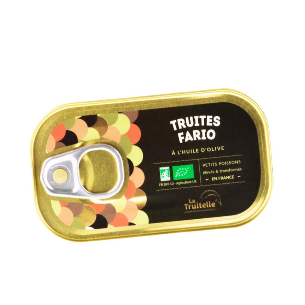 Fario-Bachforellen in Olivenöl 70g - La Truitelle