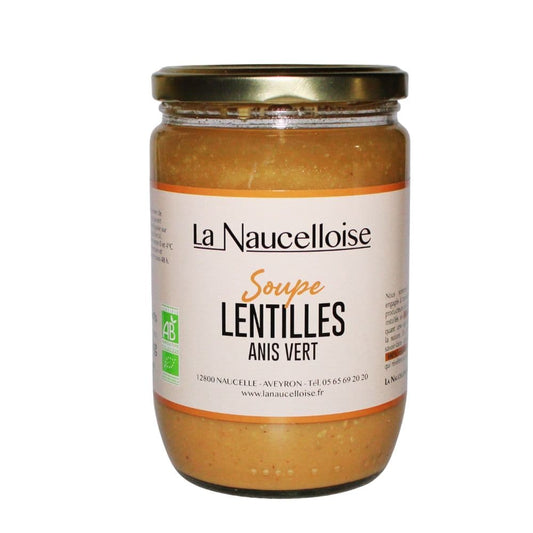 Gelbe-Linsen-Suppe mit grünem Anis - 580g - La Naucelloise
