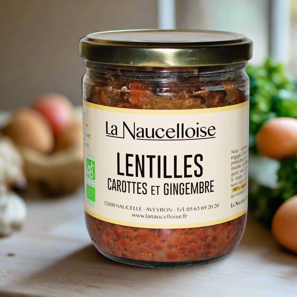 Linsen, Karotten, Ingwer 380g - La Naucelloise – Maître Philippe & Filles Linsen, Karotten, Ingwer 380g - La Naucelloise – Maître Philippe & Filles
