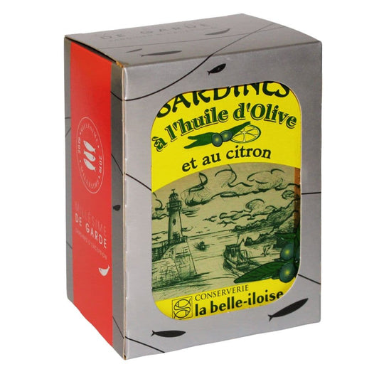 Sardinen in Olivenöl und Zitrone - Lagerjahrgang 2019 - Belle Iloise