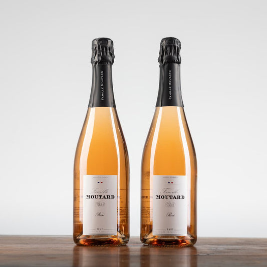 Brut Rosé 100% Pinot Noir Méthode Traditionnelle Famille Moutard - Moutard Diligent