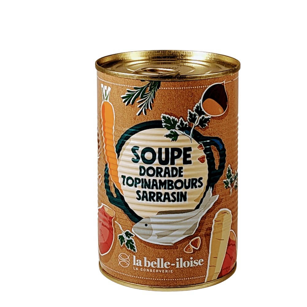 Doraden-Suppe mit Topinambur und Buchweizen - Belle Iloise