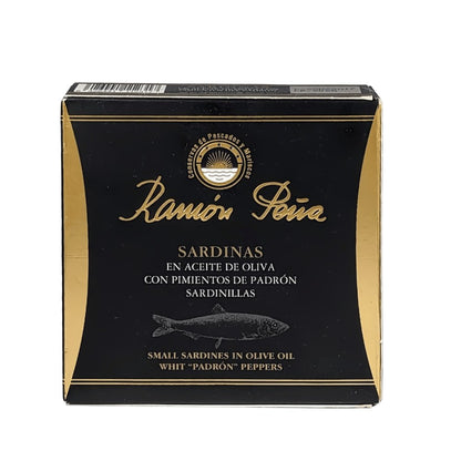 Kleine Sardinen mit Pimientos de Padrón Gold Label - Ramon Pena