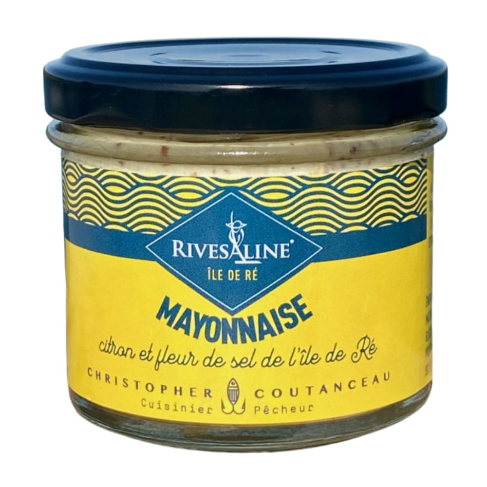 Mayonnaise mit Fleur de Sel von der Ile de Ré und Zitrone - Rivesaline