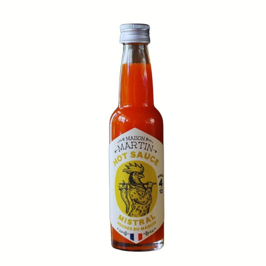 Mistral Chili-Sauce - mit Kräuter der Provence - Stärke 4/12 - Maison Martin