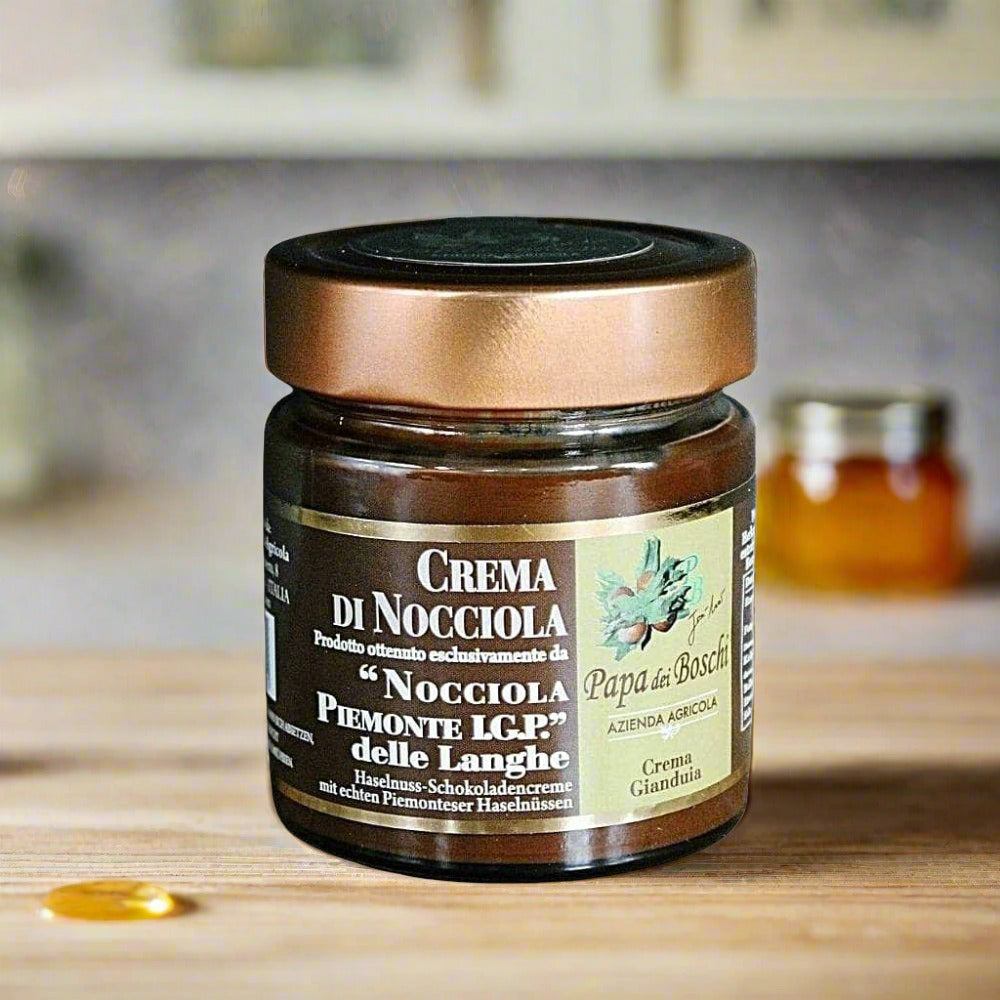 Piemonteser Haselnuss-Schokoladen-Creme – Maître Philippe & Filles Piemonteser Haselnuss-Schokoladen-Creme – Maître Philippe & Filles