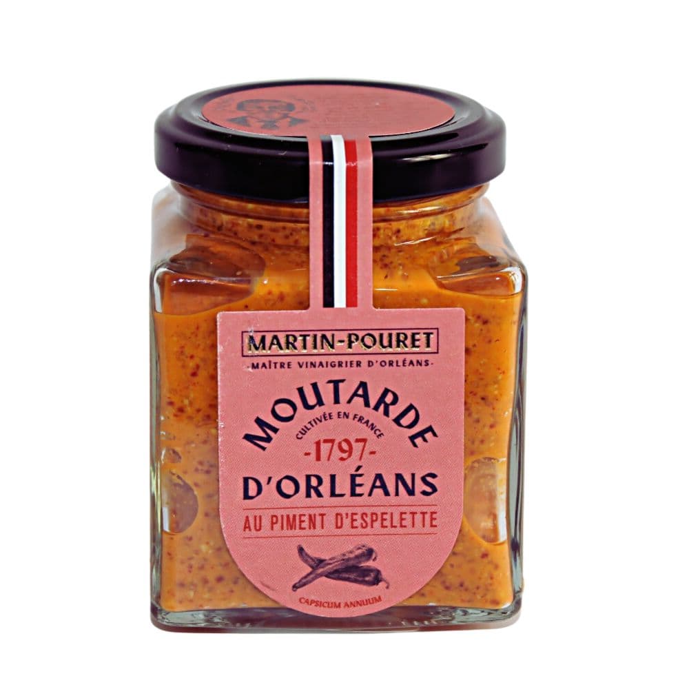 Sämiger Orléans Senf - mit Piment d'Espelette 🌶️ 🌶️ - Martin Pouret