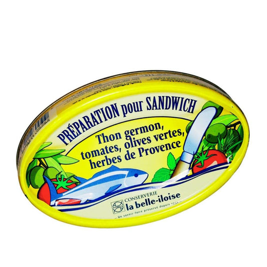 Sandwichcreme mit Thunfisch, Tomate, grünen Oliven, Kräutern der Provence - Belle Iloise