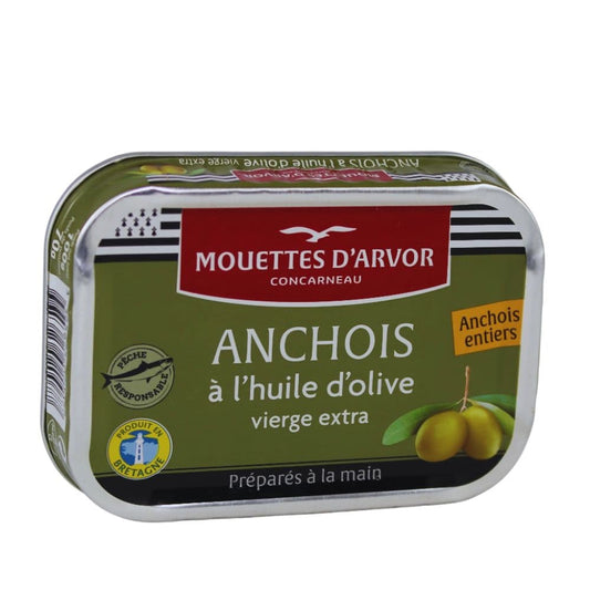 Sardellen in Olivenöl aus der Bretagne - Mouettes d'Arvor