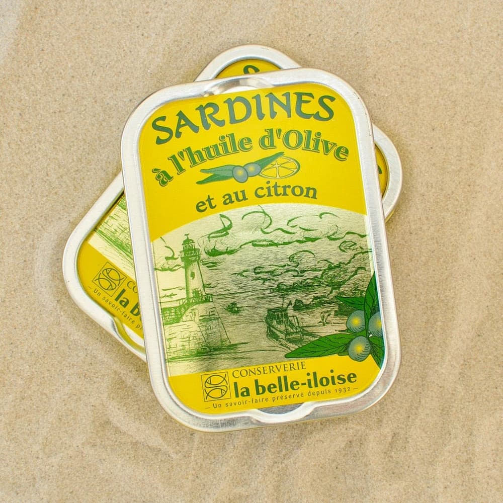 Sardine mit Zitrone und Olivenöl - Belle Iloise