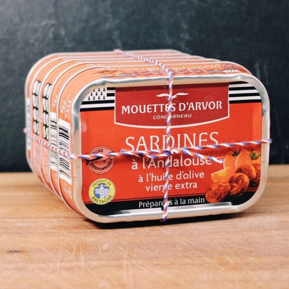 Sardinen "à l'Andalouse" mit Chorizo und Tomate - Mouettes d'Arvor