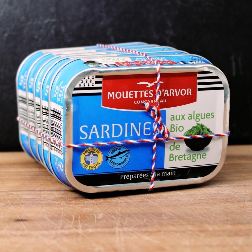 Sardinen mit Algen aus der Bretagne - Mouettes d'Arvor