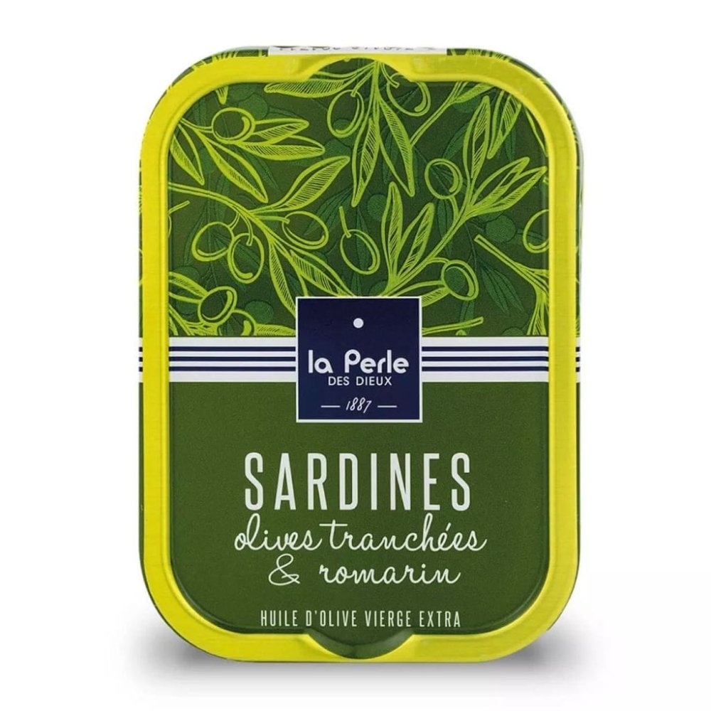 Sardinen mit Oliven und Rosmarin - Perle des Dieux