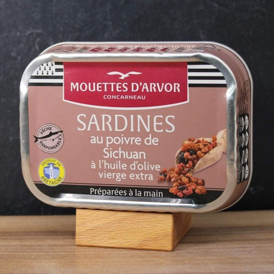 Sardinen mit Szechuanpfeffer - Mouettes d'Arvor