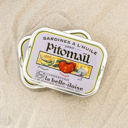Sardines Sauce Pitomaïl (Piment, Tomate und Knoblauch) - Belle Iloise