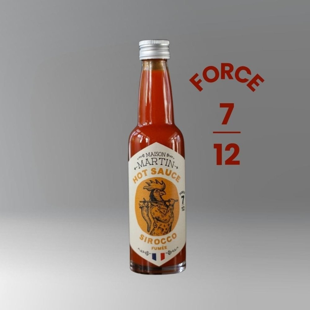 Sirocco geräucherte Chili-Sauce - scharf - Stärke 7/12 - Maison Martin