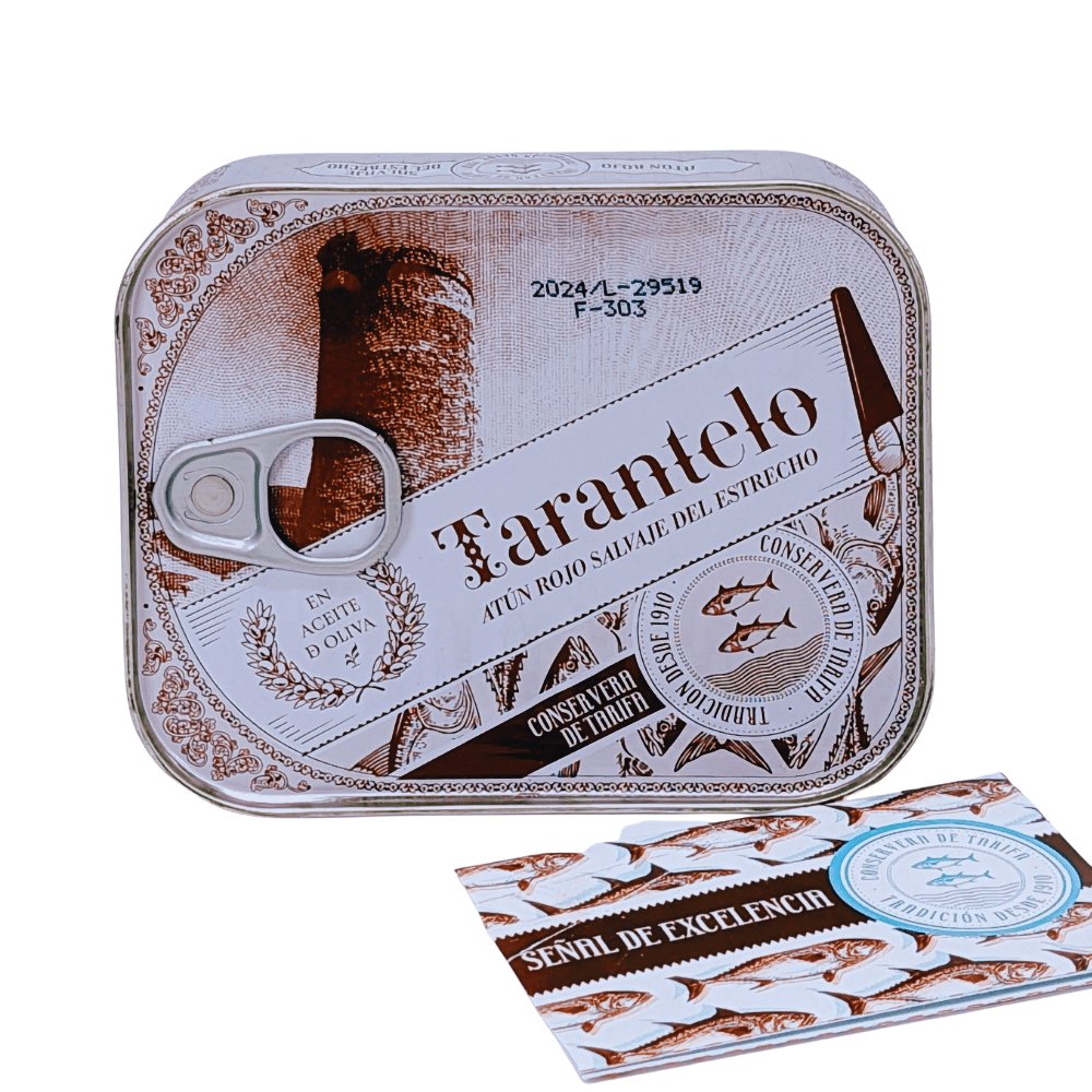 Tarantelo vom wilden roten Thunfisch aus Tarifa in Olivenöl - Conservera de Tarifa