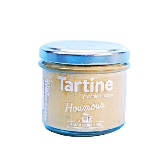 Tartine Hummus-Grapefruit - Rue Traversette
