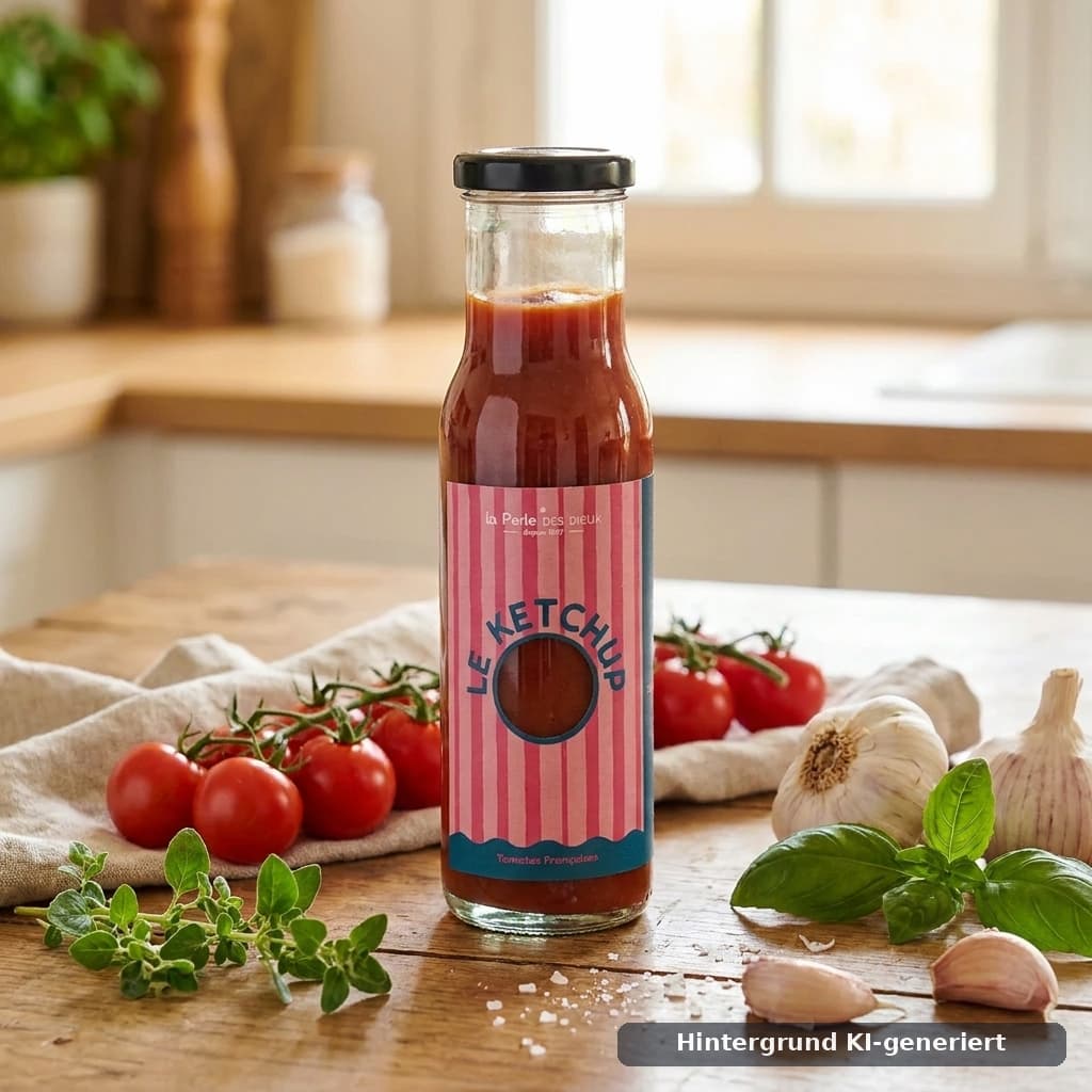 Ketchup aux tomates françaises 250g - La Perle des Dieux Perle des Dieux