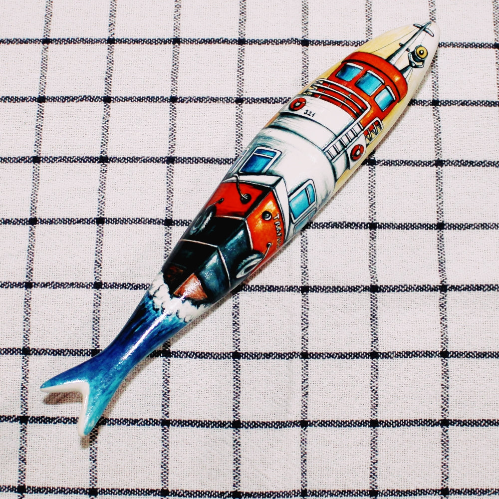 Sardinha de Lisboa - Ferryboat - von Bordallo Pinheiro