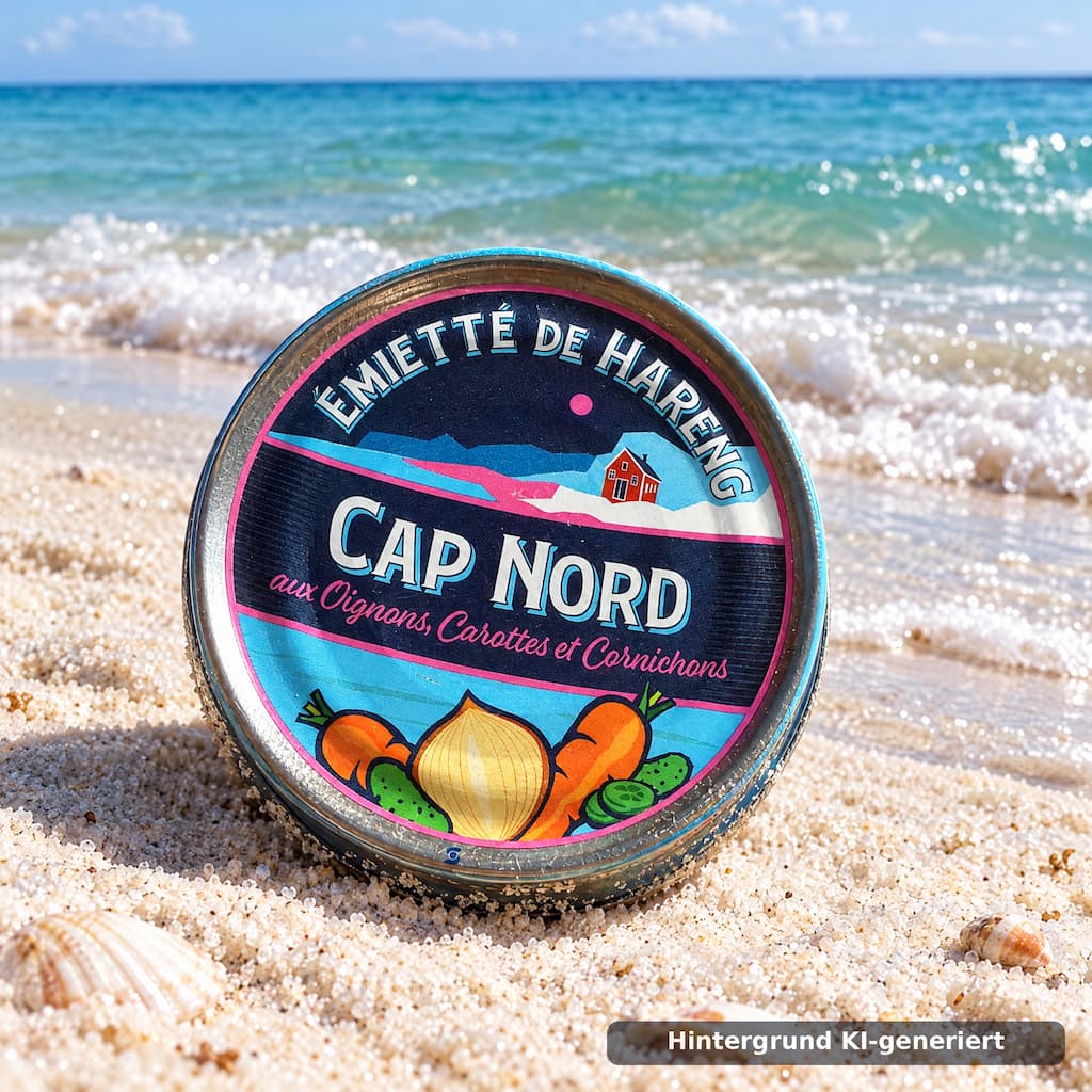 Émietté vom Hering „Cap Nord“ mit Gewürzgurken und Karotten 80g