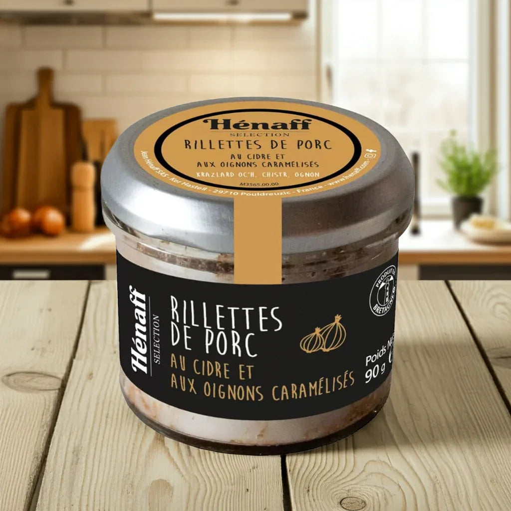 Schweinefleisch-Rillettes mit Cidre und karamellisierten Zwiebeln 90g - Henaff - Maître Philippe & Filles