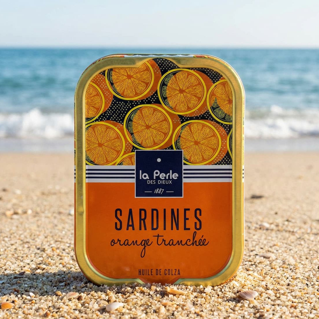 Sardinen in Rapsöl mit Orange Perle des Dieux