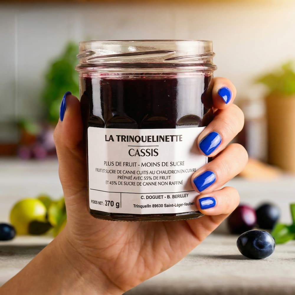 Cassis-Konfitüre Extra 370g La Trinquelinette