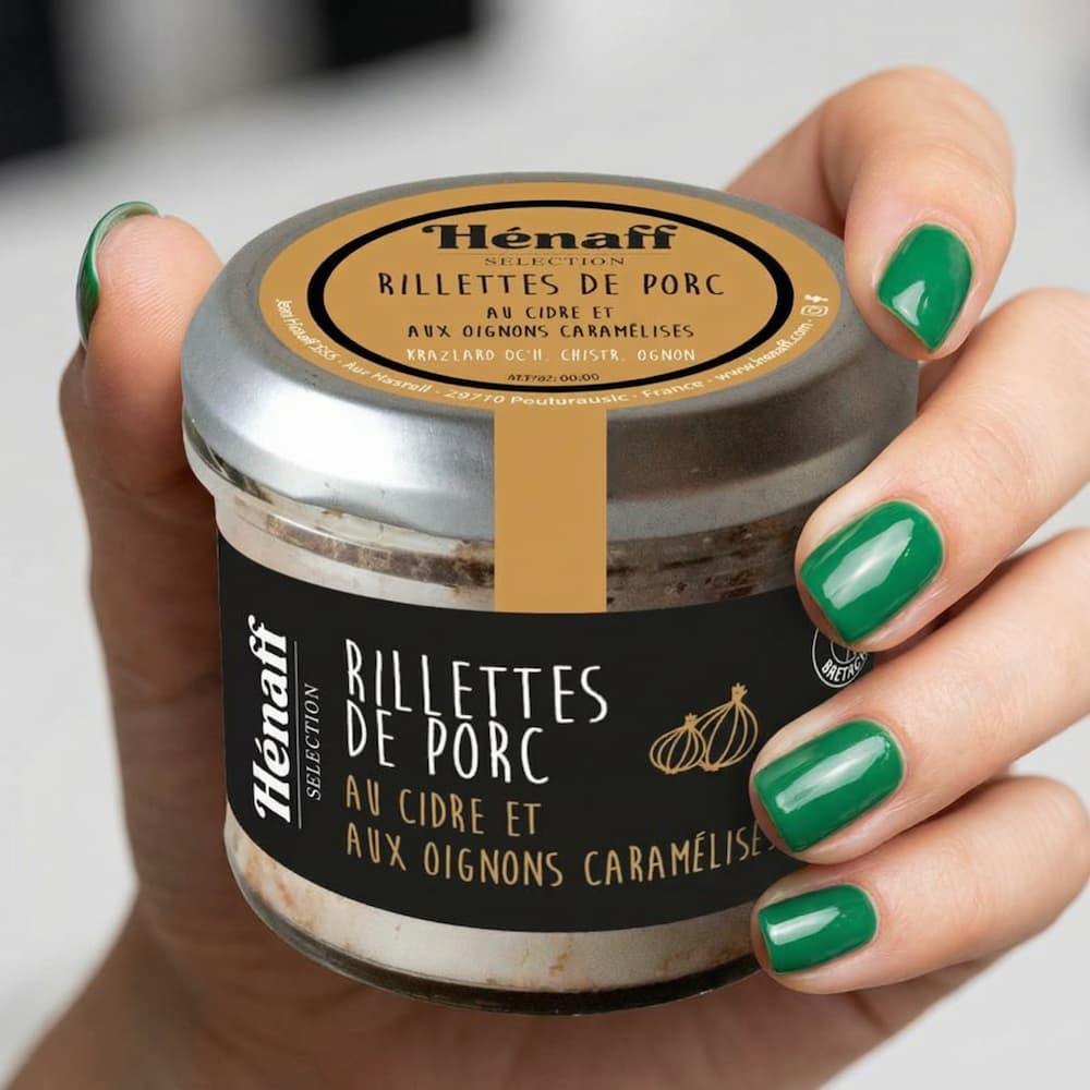 Schweinefleisch-Rillettes mit Cidre und karamellisierten Zwiebeln 90g - Henaff - Maître Philippe & Filles