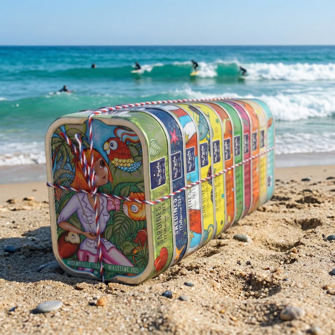 Kollektion "Miss Lulu" 11 Jahrgangssardinen La Perle des Dieux (2015 - 2025)