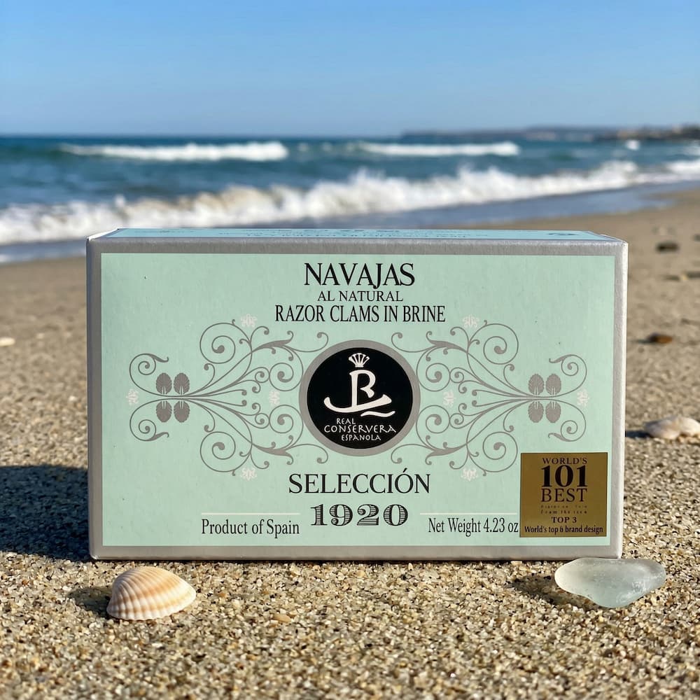 Navajas al Natural (Schwertmuscheln im Natursud) – Selección 1920 Real Conservera Espanola