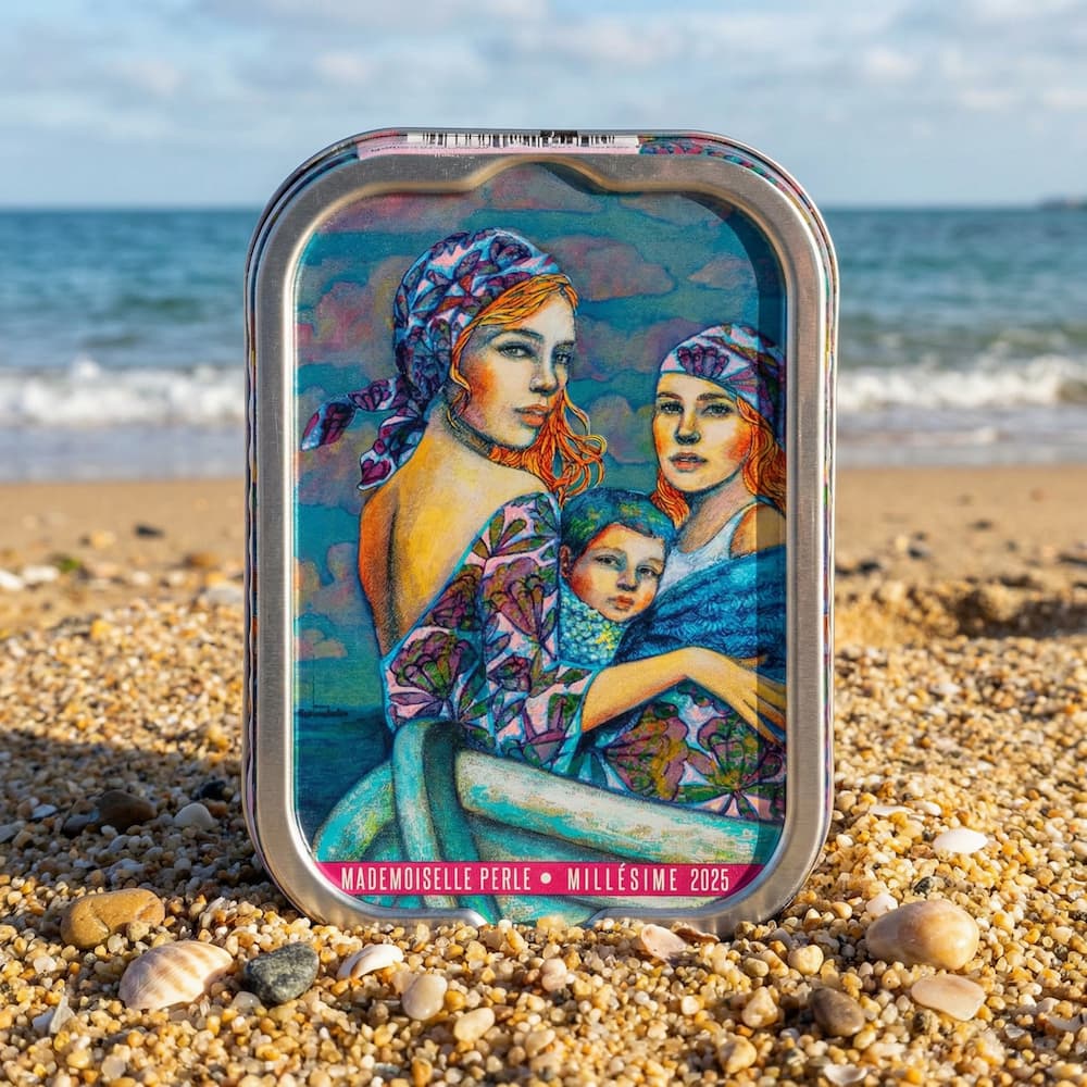 Kollektion "Mademoiselle Perle" 11 Jahrgangssardinen La Perle des Dieux (2015 - 2025) Perle des Dieux