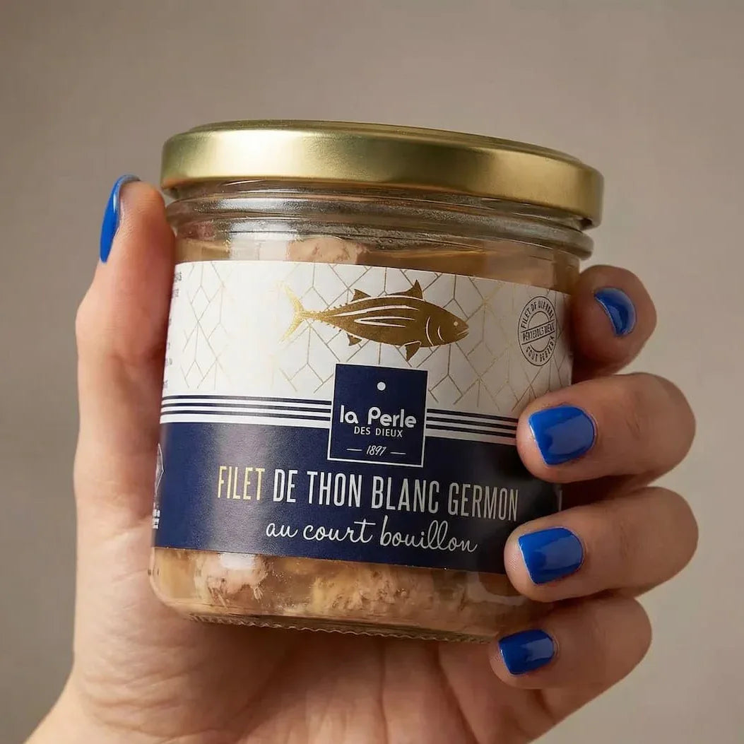 Filets vom Weißen Thunfisch (Albacore) in Court-Bouillon Perle des Dieux