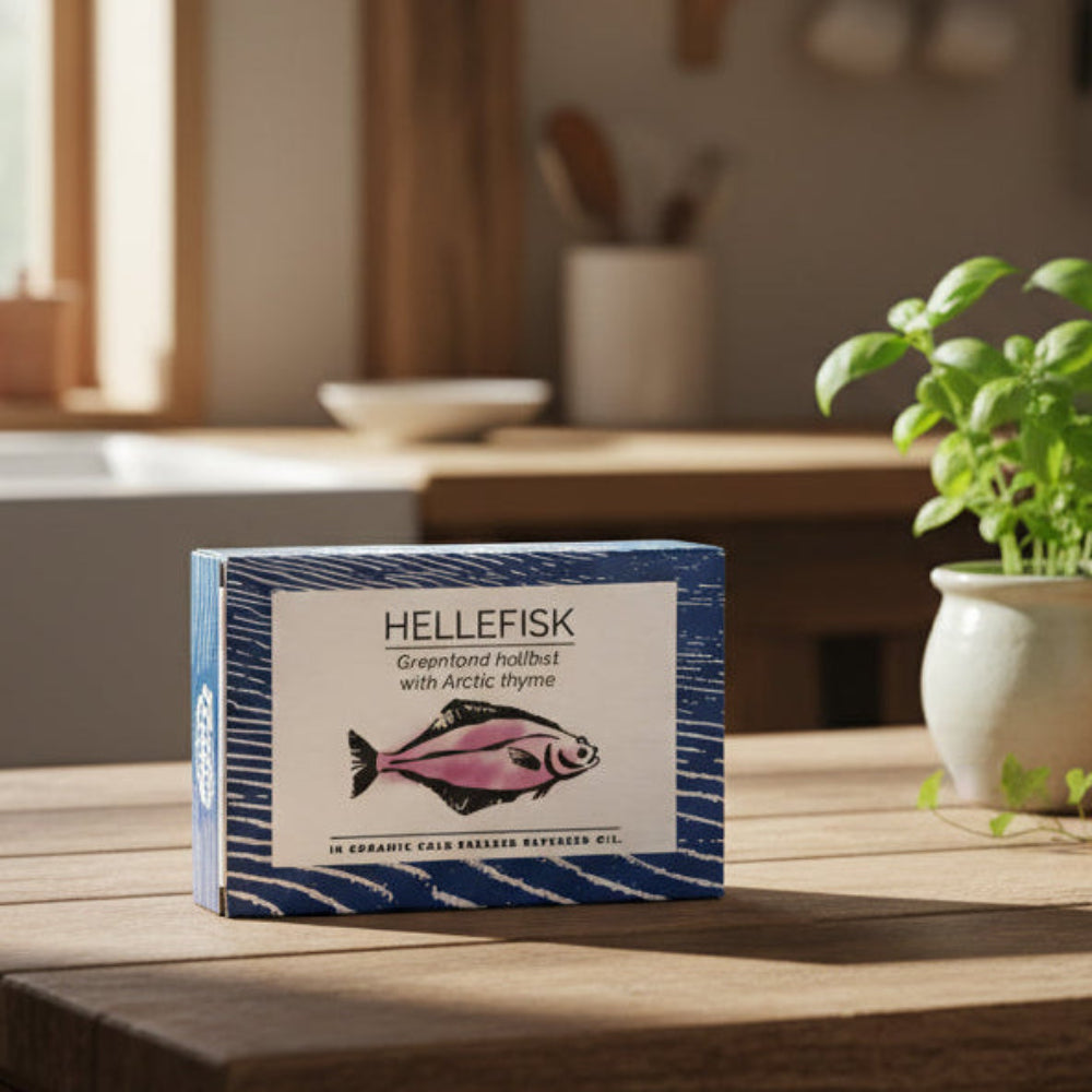 Grönland-Heilbutt mit arktischem Thymian
Fangst