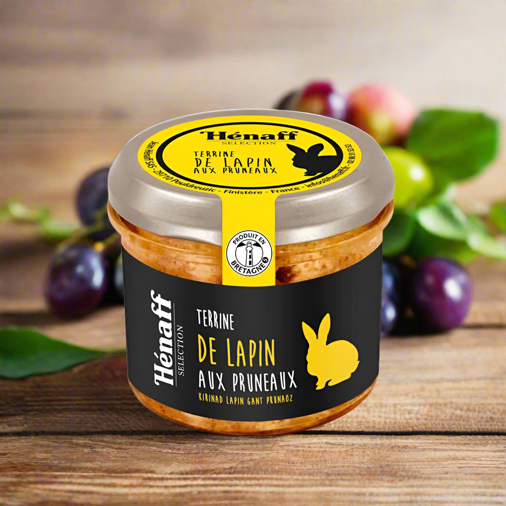 Kaninchenterrine mit Pflaumen 90g
Henaff