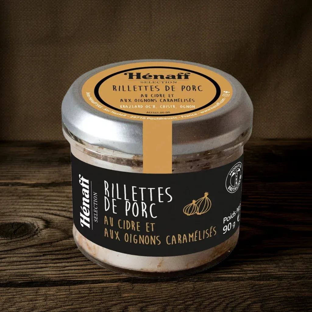 Schweinefleisch-Rillettes mit Cidre und karamellisierten Zwiebeln 90g - Henaff - Maître Philippe & Filles