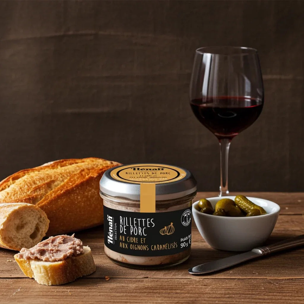 Schweinefleisch-Rillettes mit Cidre und karamellisierten Zwiebeln 90g - Henaff - Maître Philippe & Filles