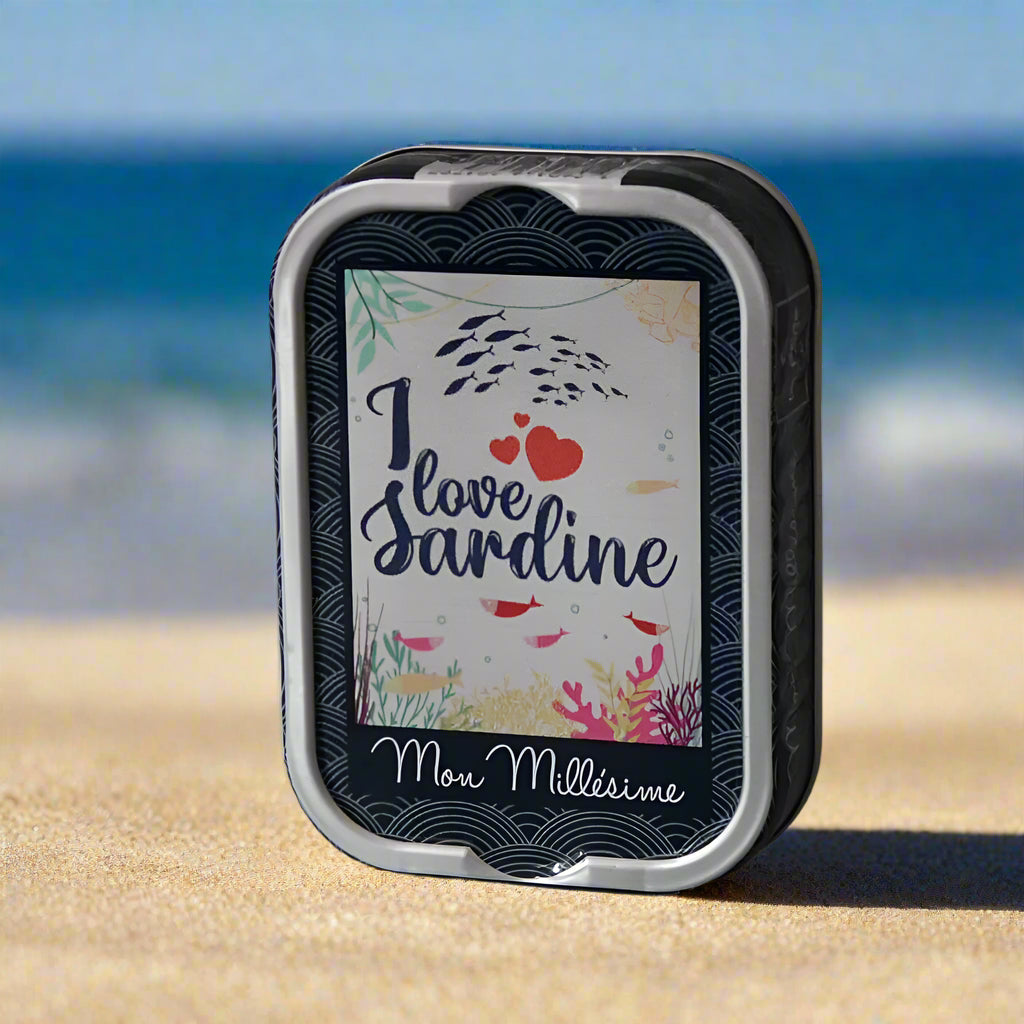 Sardinen in Olivenöl Vierge Extra "I love sardine ❤️" La Perle des Dieux
