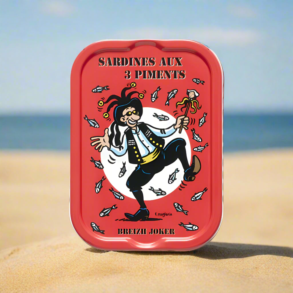 "Joker Breizh" – Sardine mit 3-fach Chili 🌶️ 🌶️ 🌶️ La Quiberonnaise