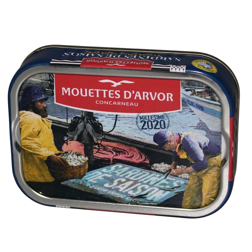 Kollektion 5 Dosen Jahrgangssardinen "Saison 2020 bis 2024"