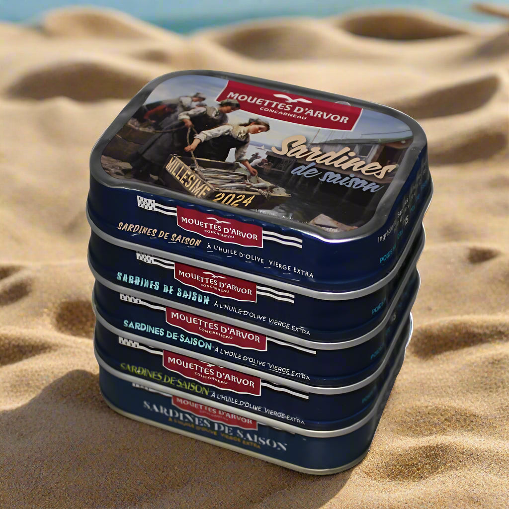 Sardines de Saison 2020 bis 2024 Les Mouettes d'Arvor