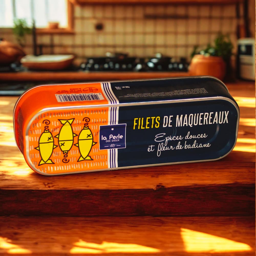 Makrelfileter med milde krydderier og stjerneanisblomster