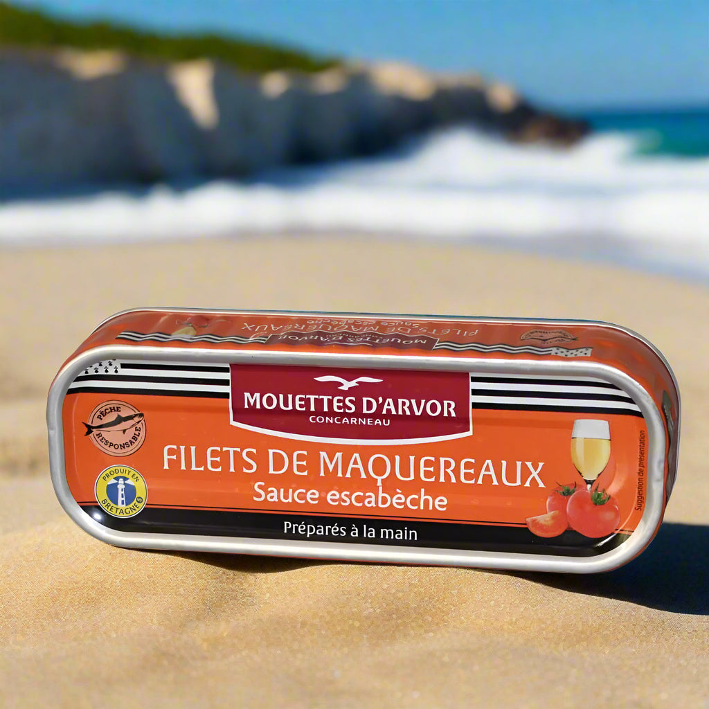 Makrelenfilets in Escabeche-Sauce
Mouettes d'Arvor