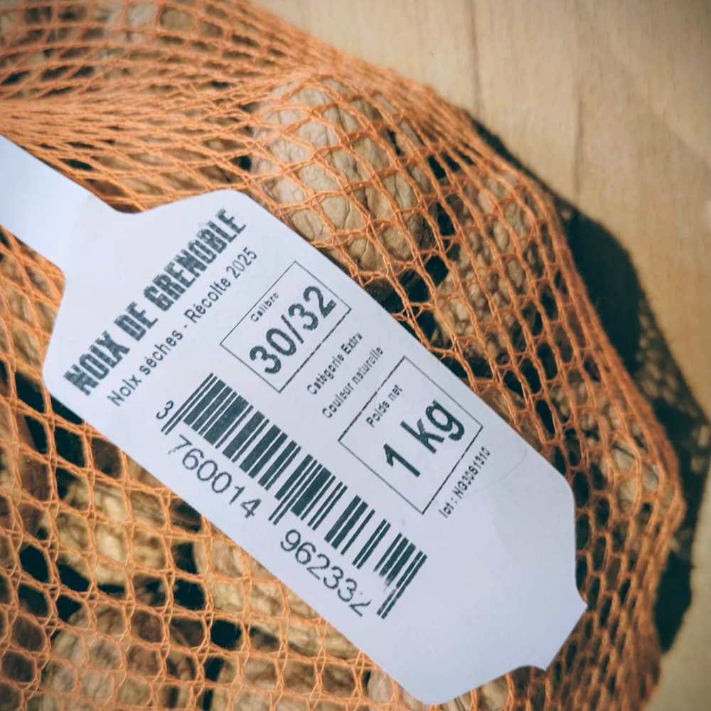 Grenoble valnødder, høst 2025, kaliber 30/32 mm