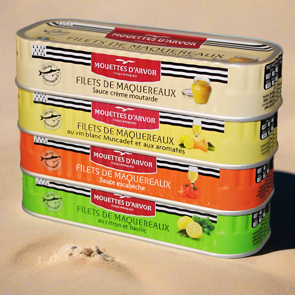 Quartett Makrelenfilets - Les Mouettes d'Arvor
