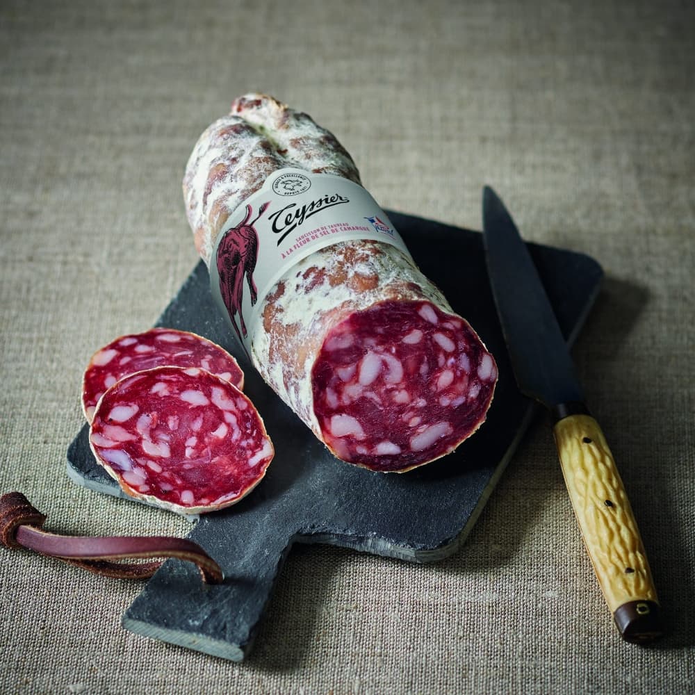 Saucisson vom Stier mit Fleur de Sel aus der Camargue 200-250g