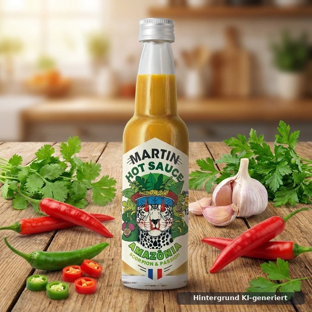 Amazônia Chili-Sauce mit Maracuja und Limette - Stärke 5/12 Maison Martin